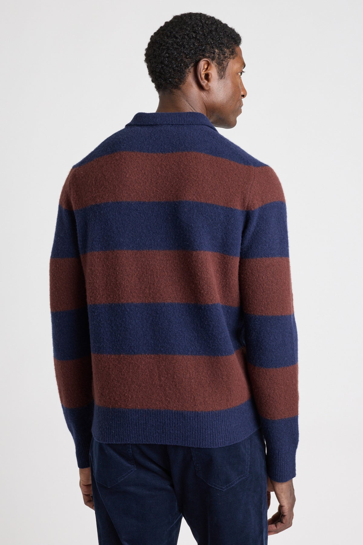 Wool Boucle Sweater Polo