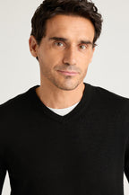 Washable Merino V-Neck Sweater