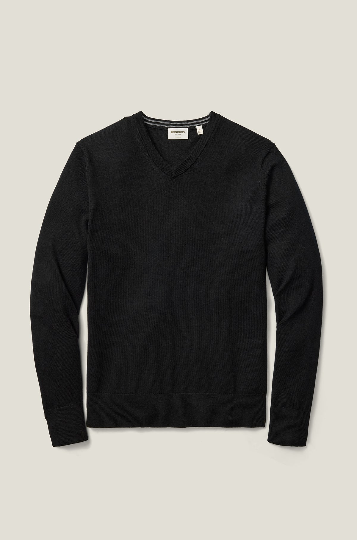 Washable Merino V-Neck Sweater