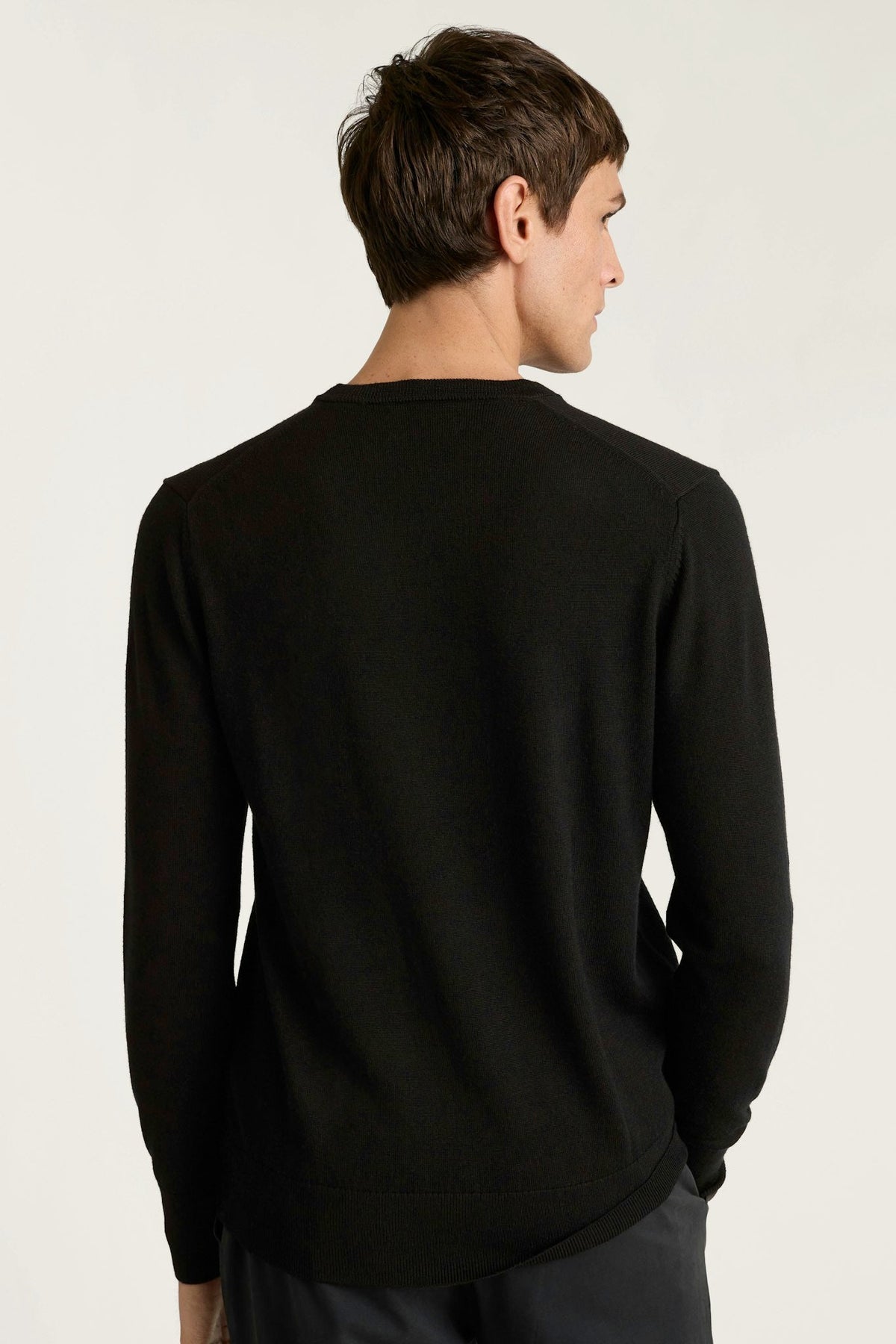 Washable Merino V-Neck Sweater