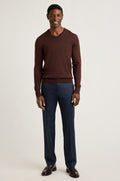 Washable Merino V-Neck Sweater