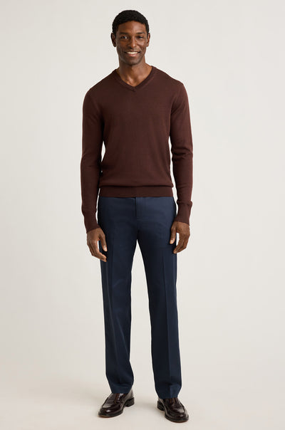 Washable Merino V-Neck Sweater