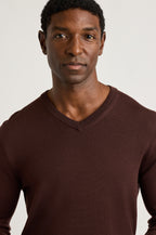 Washable Merino V-Neck Sweater