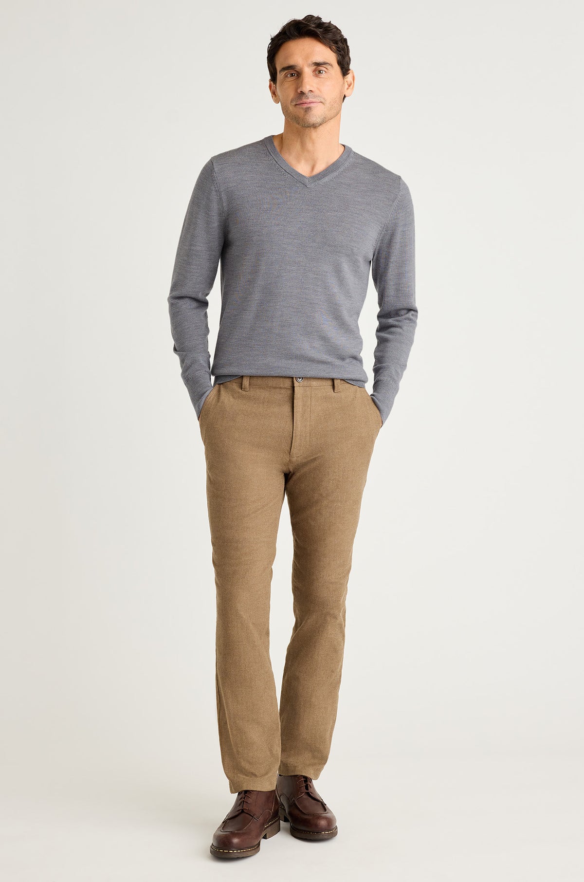 Washable Merino V-Neck Sweater
