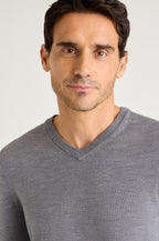 Washable Merino V-Neck Sweater