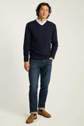 Washable Merino V-Neck Sweater