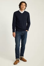 Washable Merino V-Neck Sweater
