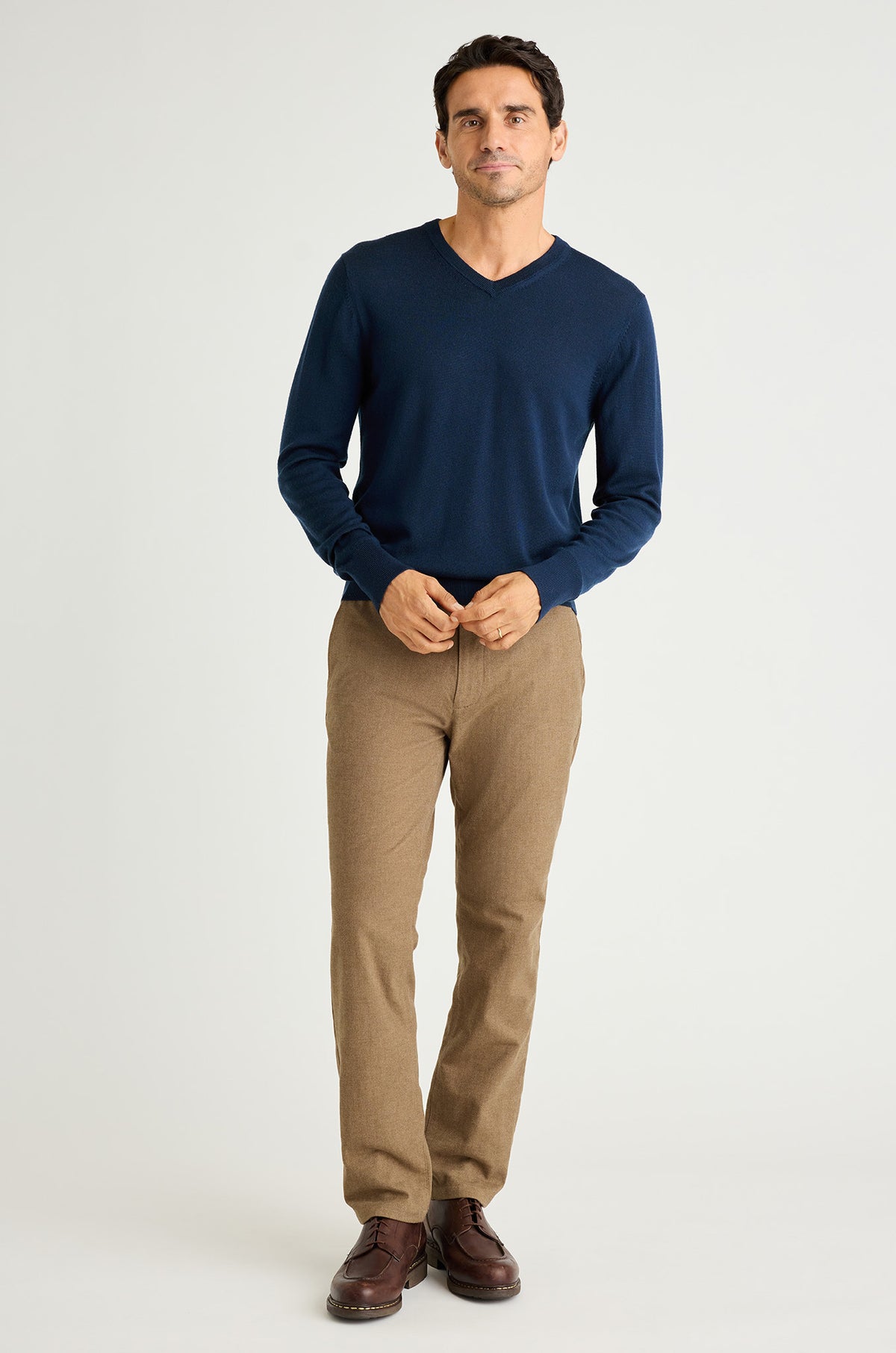 Washable Merino V-Neck Sweater