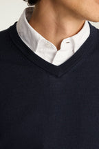Washable Merino V-Neck Sweater