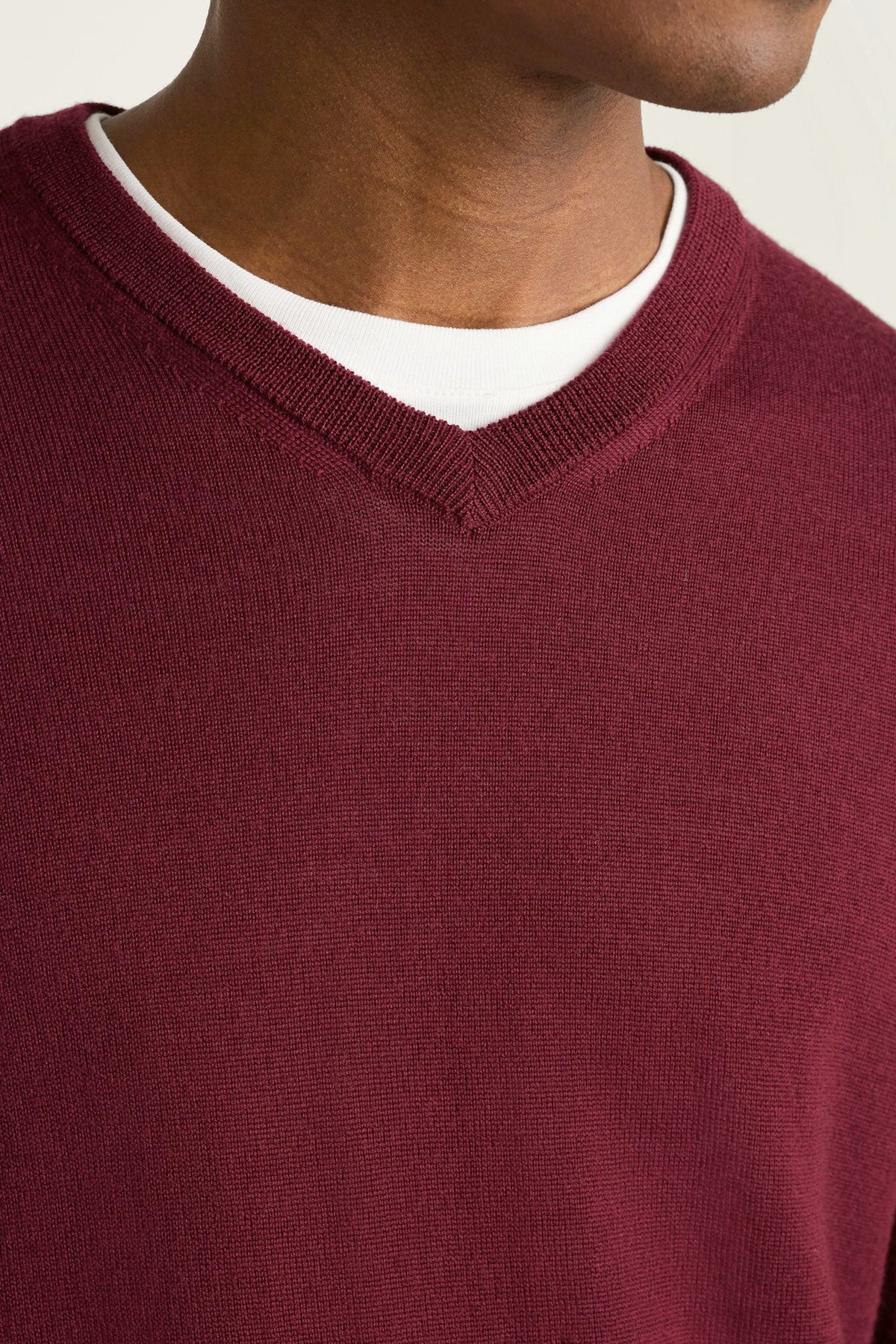 Washable Merino V-Neck Sweater