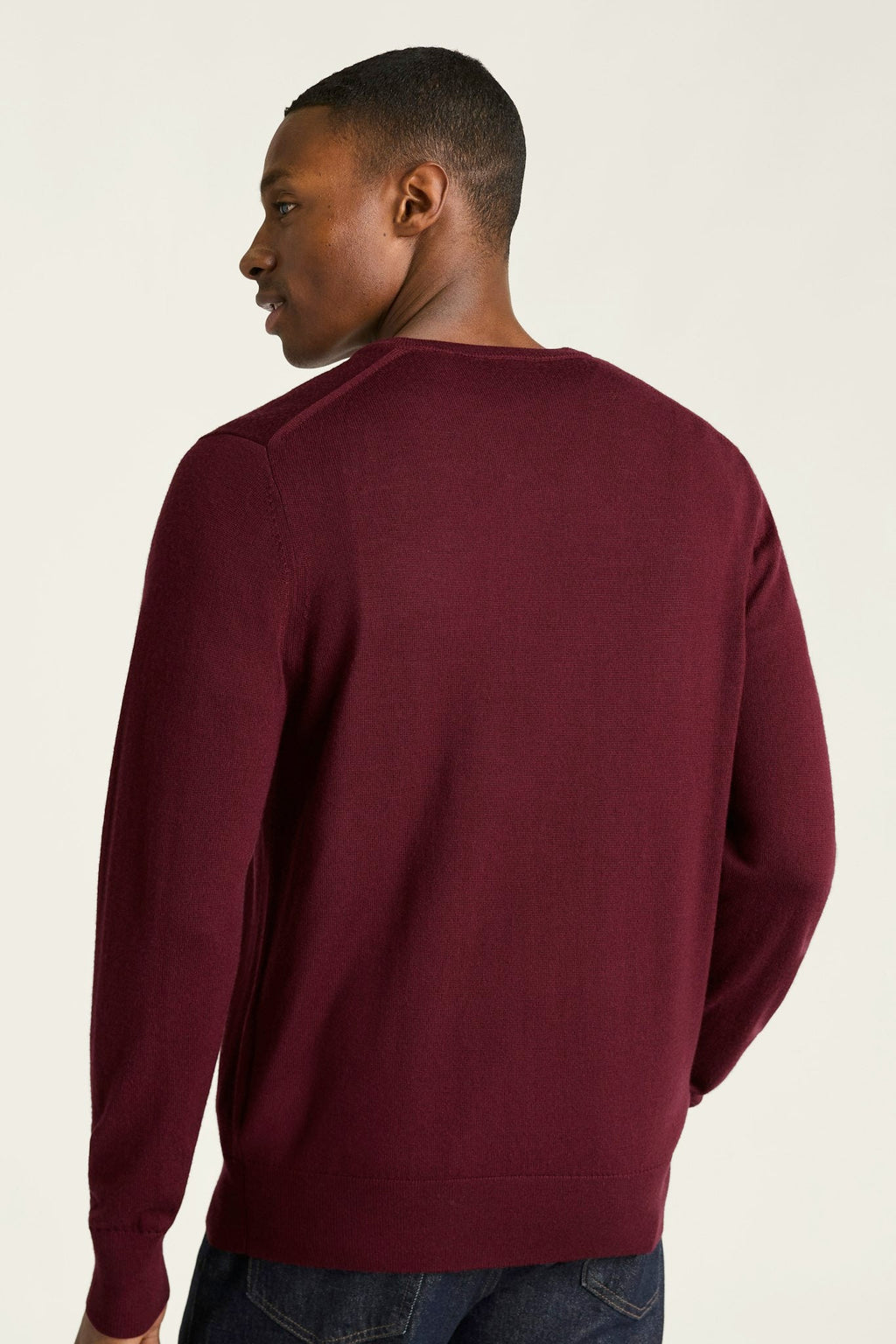 Washable Merino V-Neck Sweater