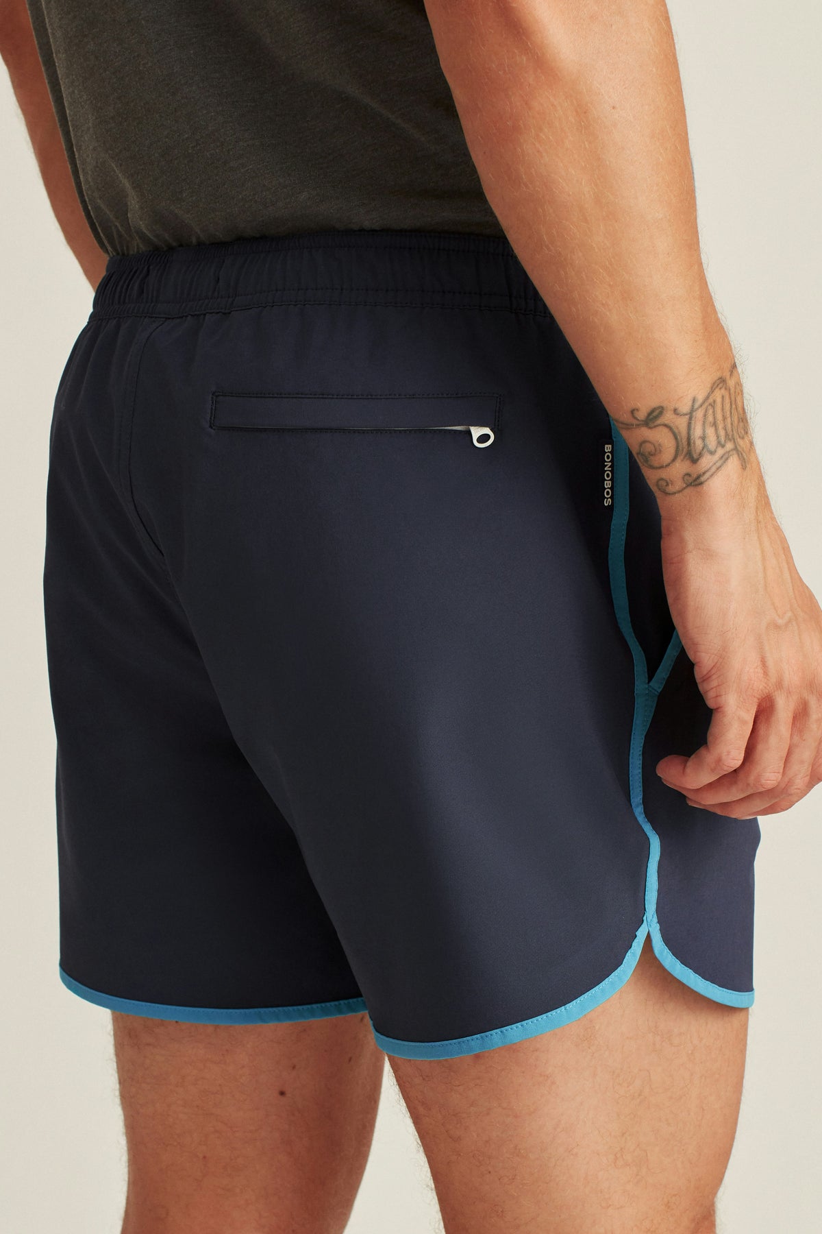 Throwback Swim Trunks
