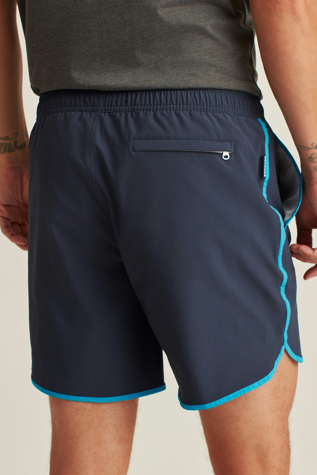 Throwback Swim Trunks