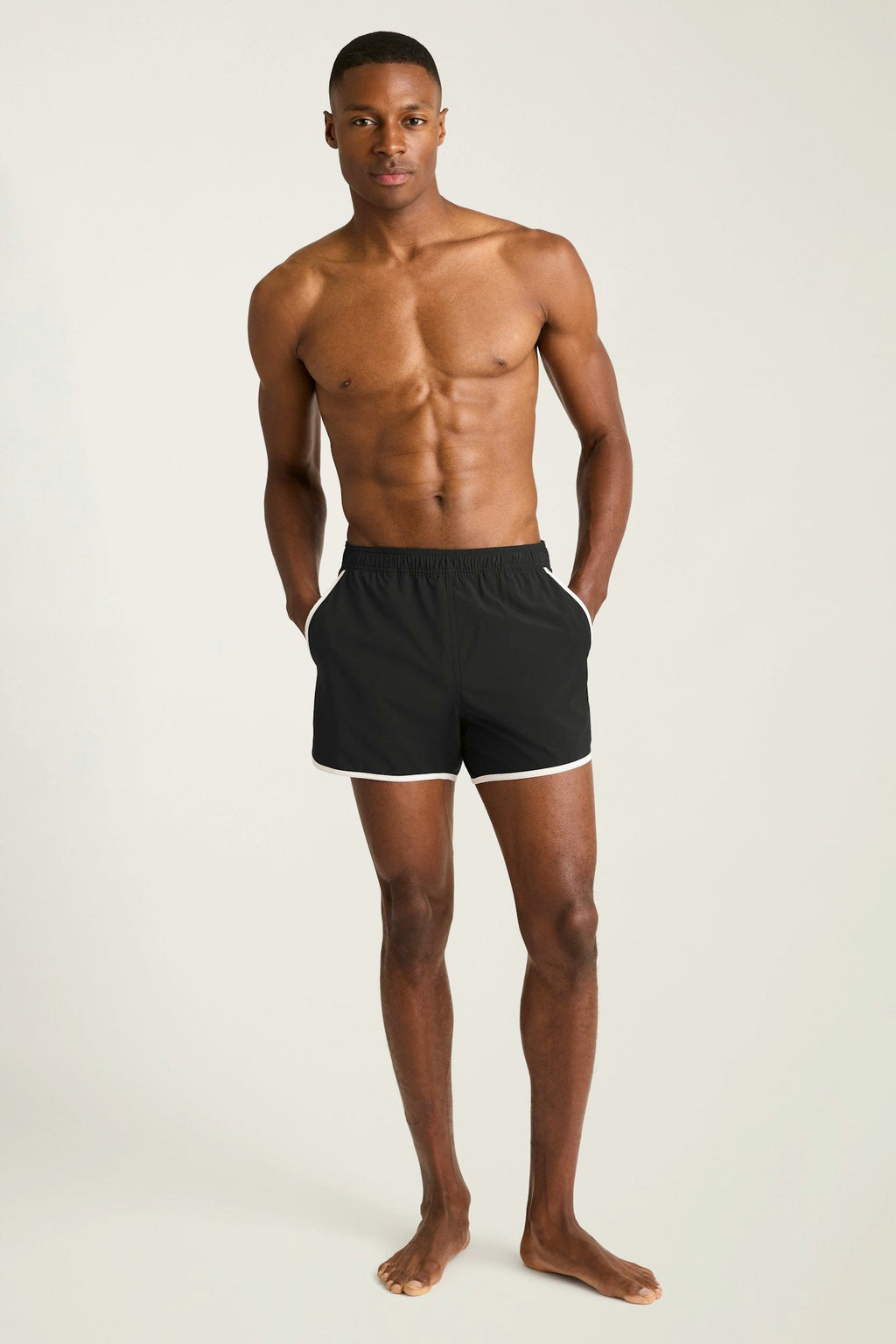 Throwback Swim Trunks