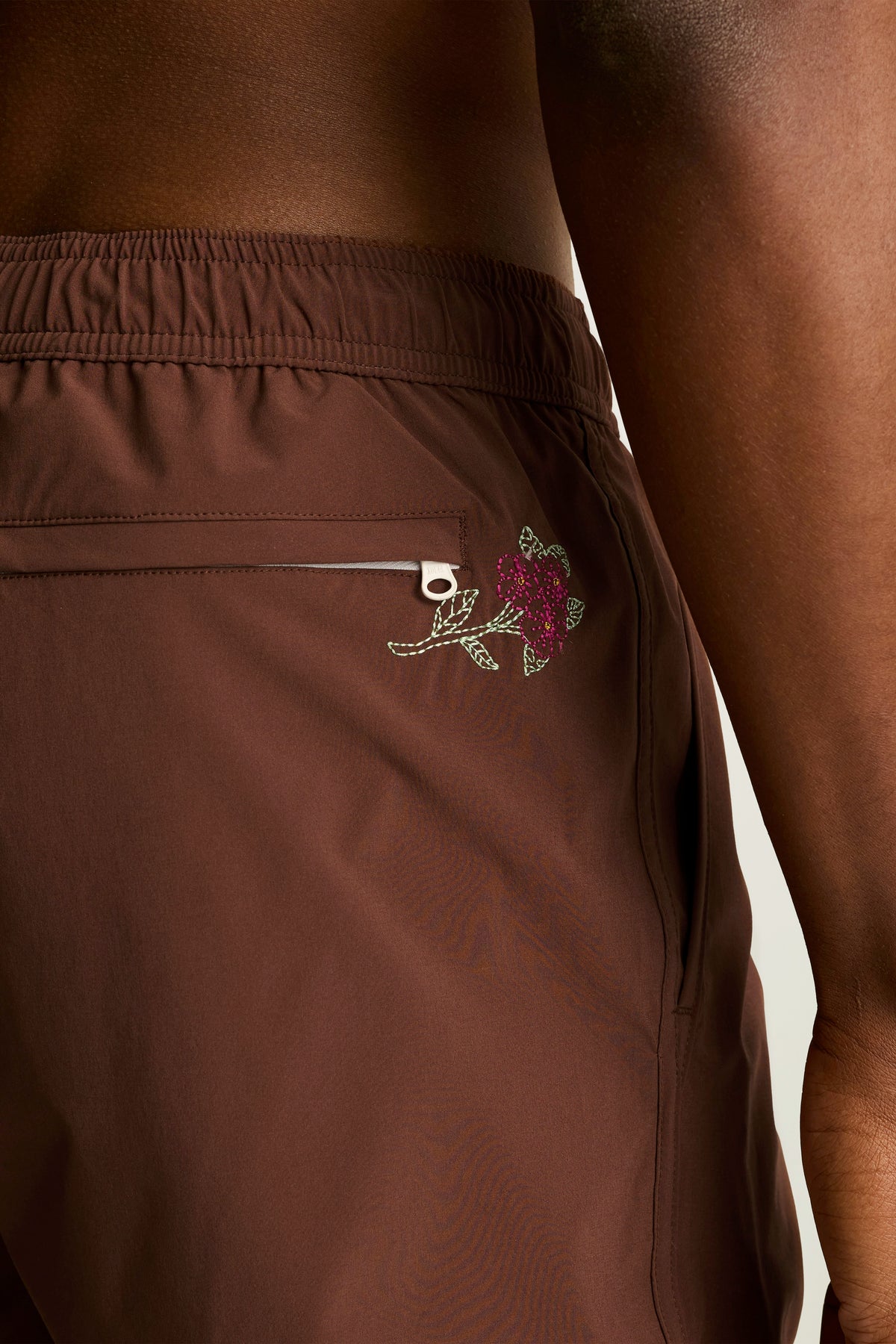 Throwback Swim Trunks