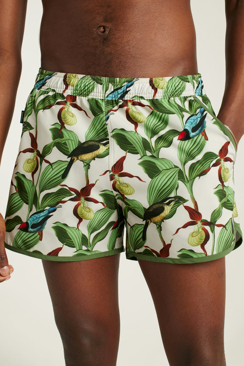 Throwback Swim Trunks