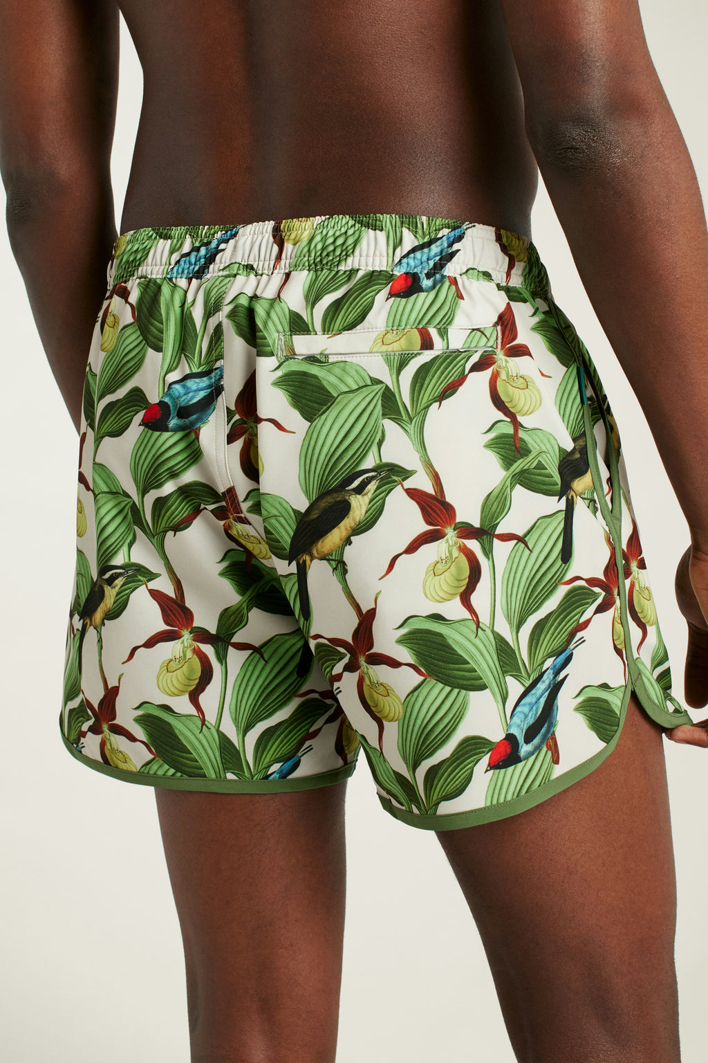 Throwback Swim Trunks