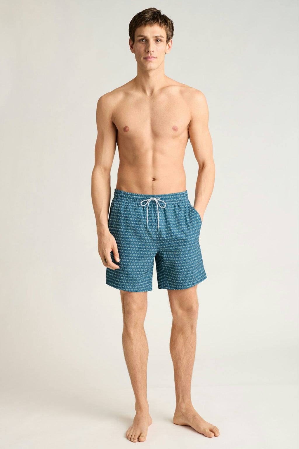 Riviera Swim Trunks - blue pour decisions