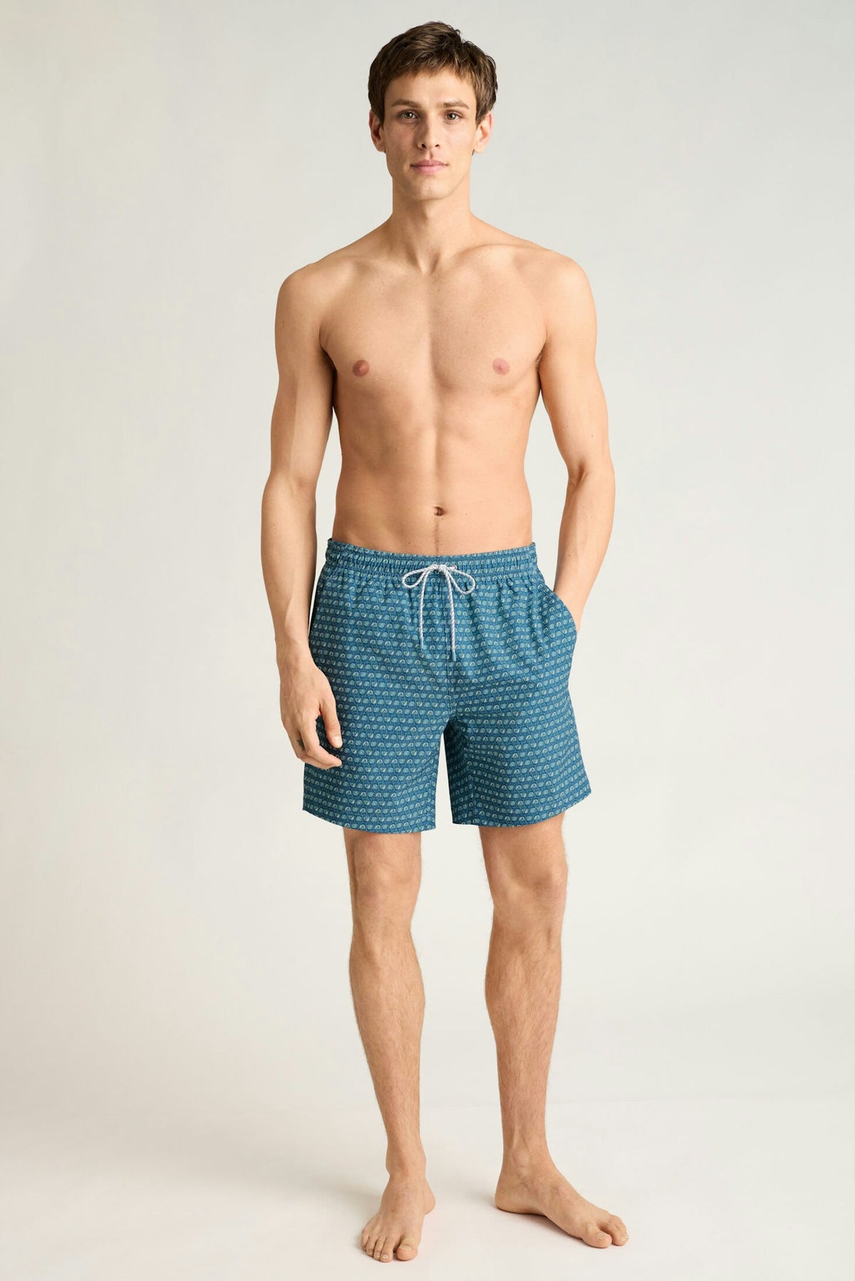 Riviera Swim Trunks - blue pour decisions