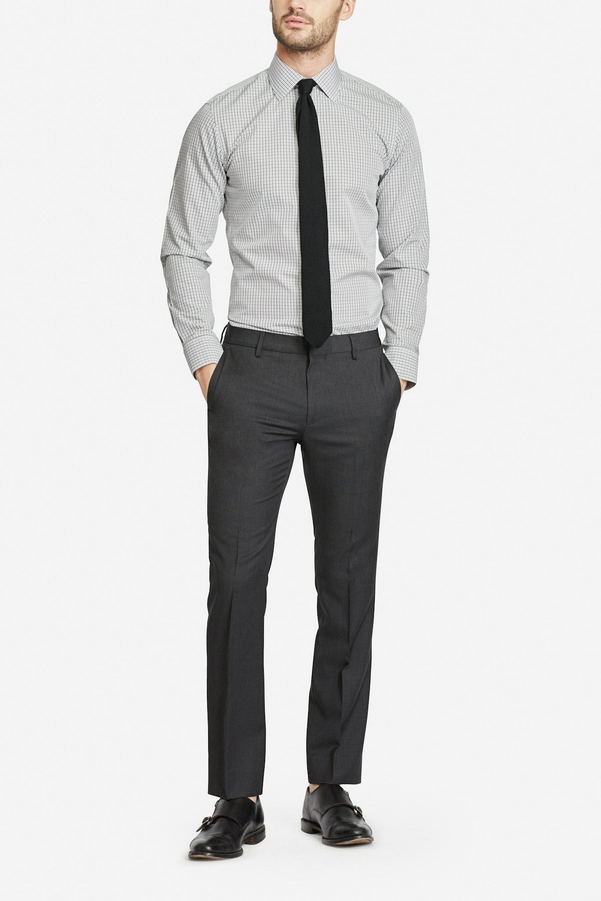 Foundation Italian Wool Suit Pant