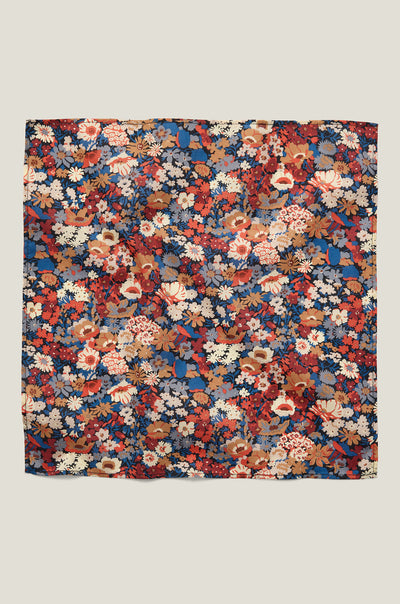 Cotton Pocketsquare Made With Liberty Fabric