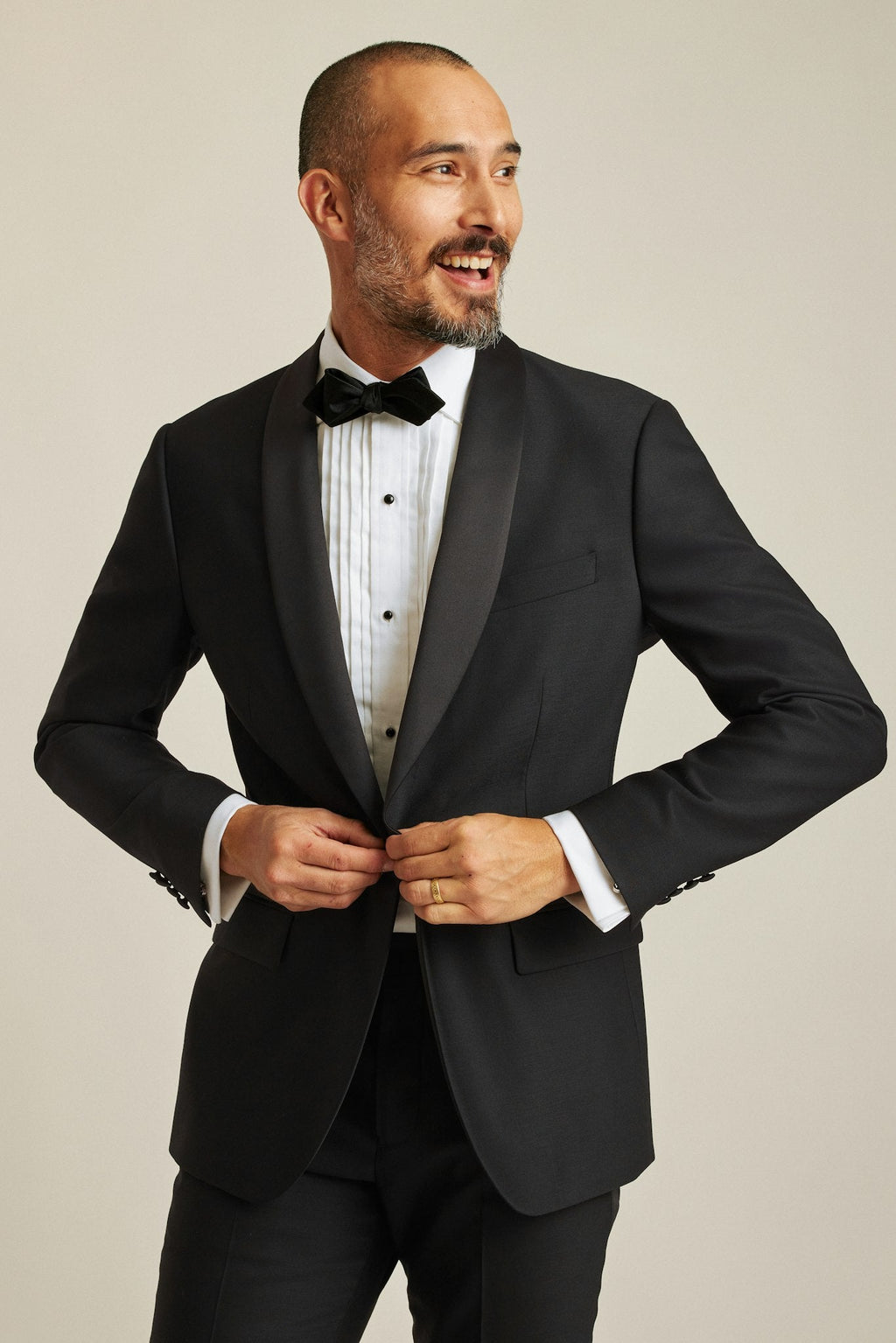Empire Stretch Italian Wool Tuxedo Jacket