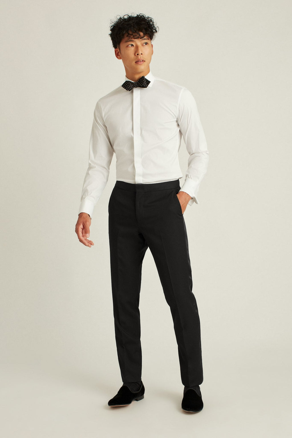 Capstone Italian Wool Tuxedo Pant
