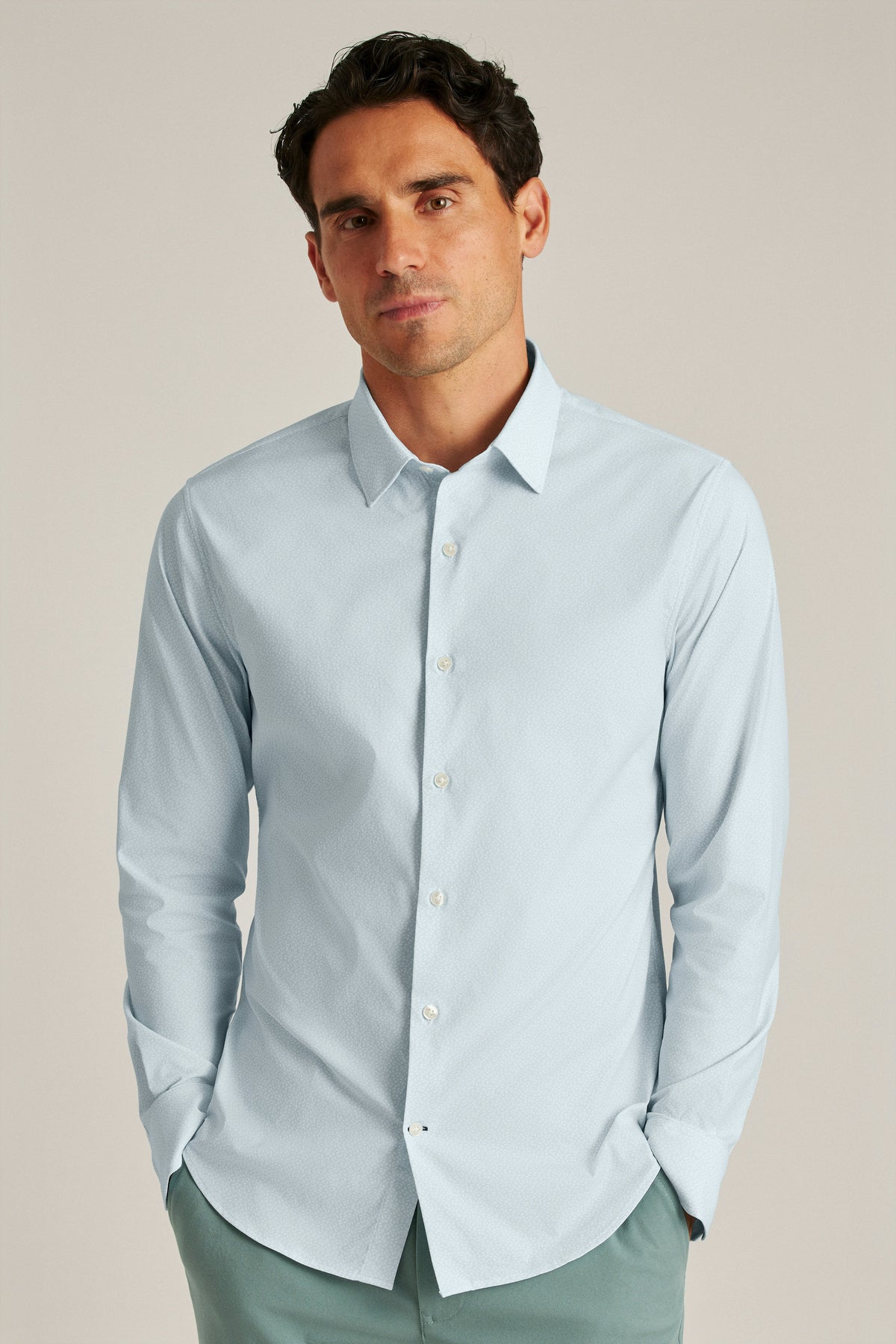 Tech Button Down Shirt