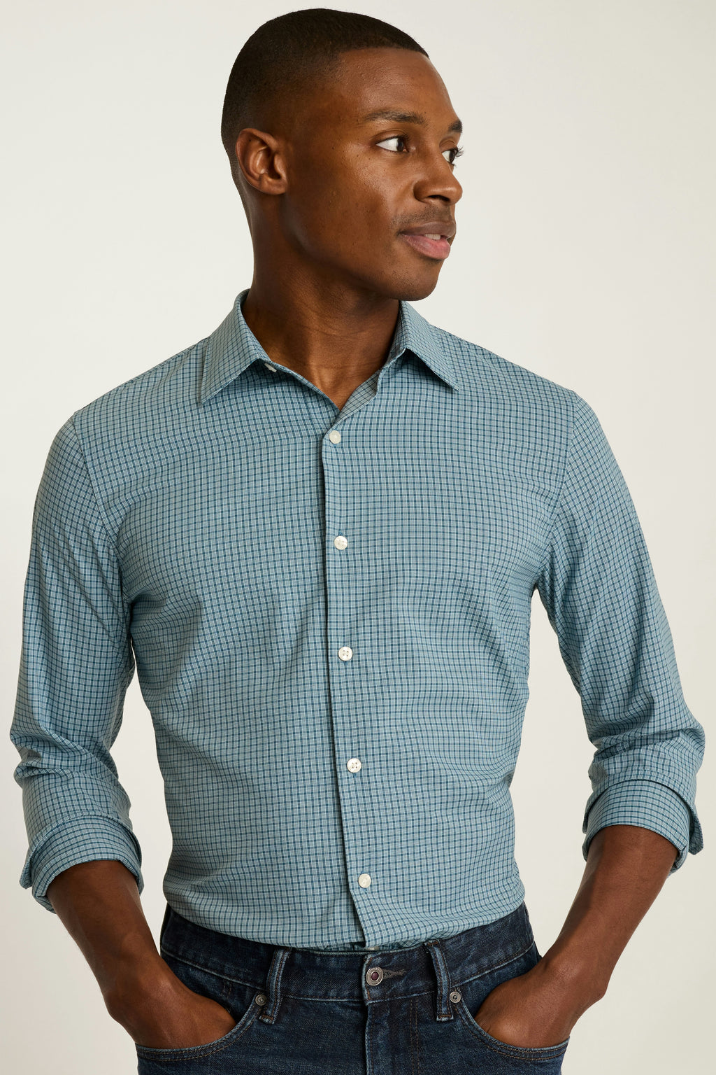 Tech Button Down Shirt