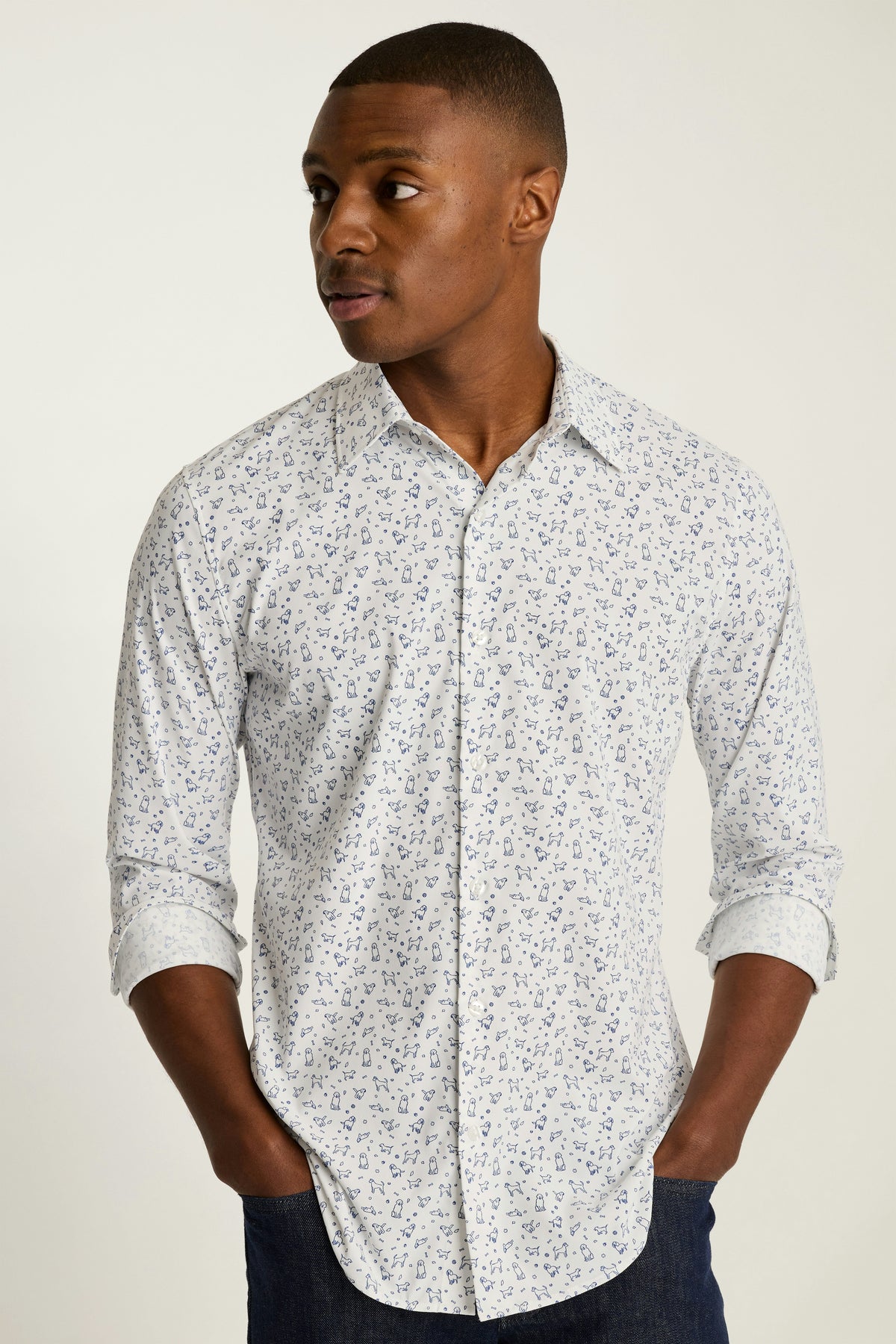 Tech Button Down Shirt