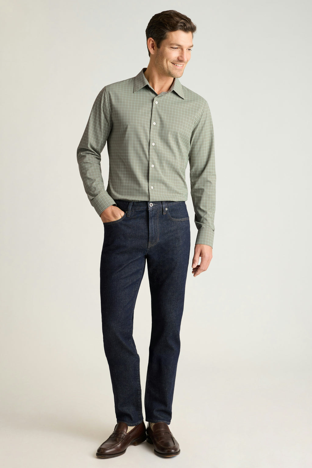 Tech Button Down Shirt