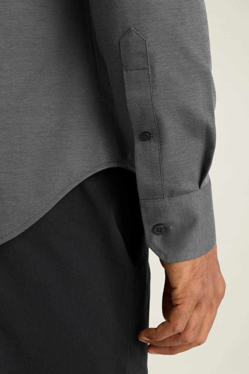 Tech Pique Button Down Shirt