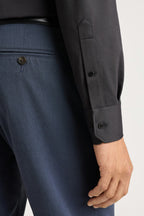 Tech Pique Button Down Shirt - charcoal texture