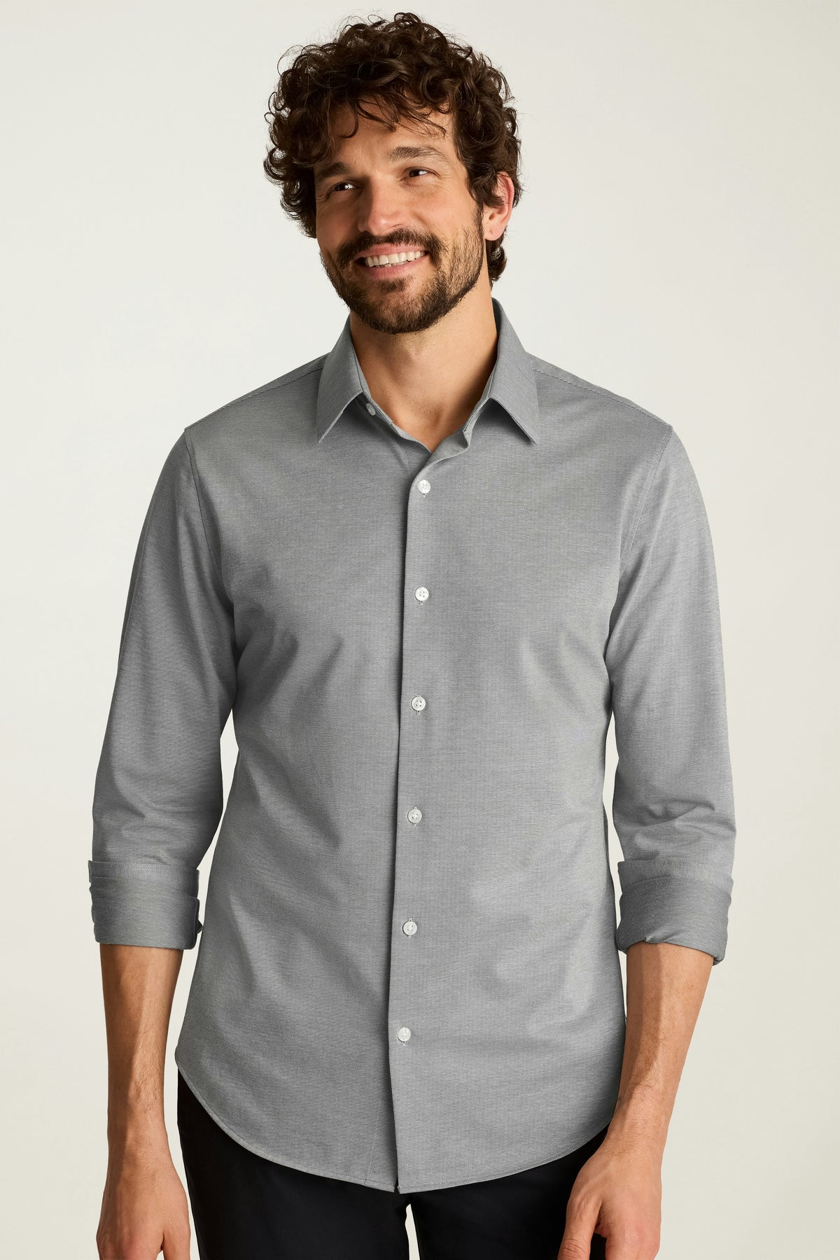 Tech Pique Button Down Shirt