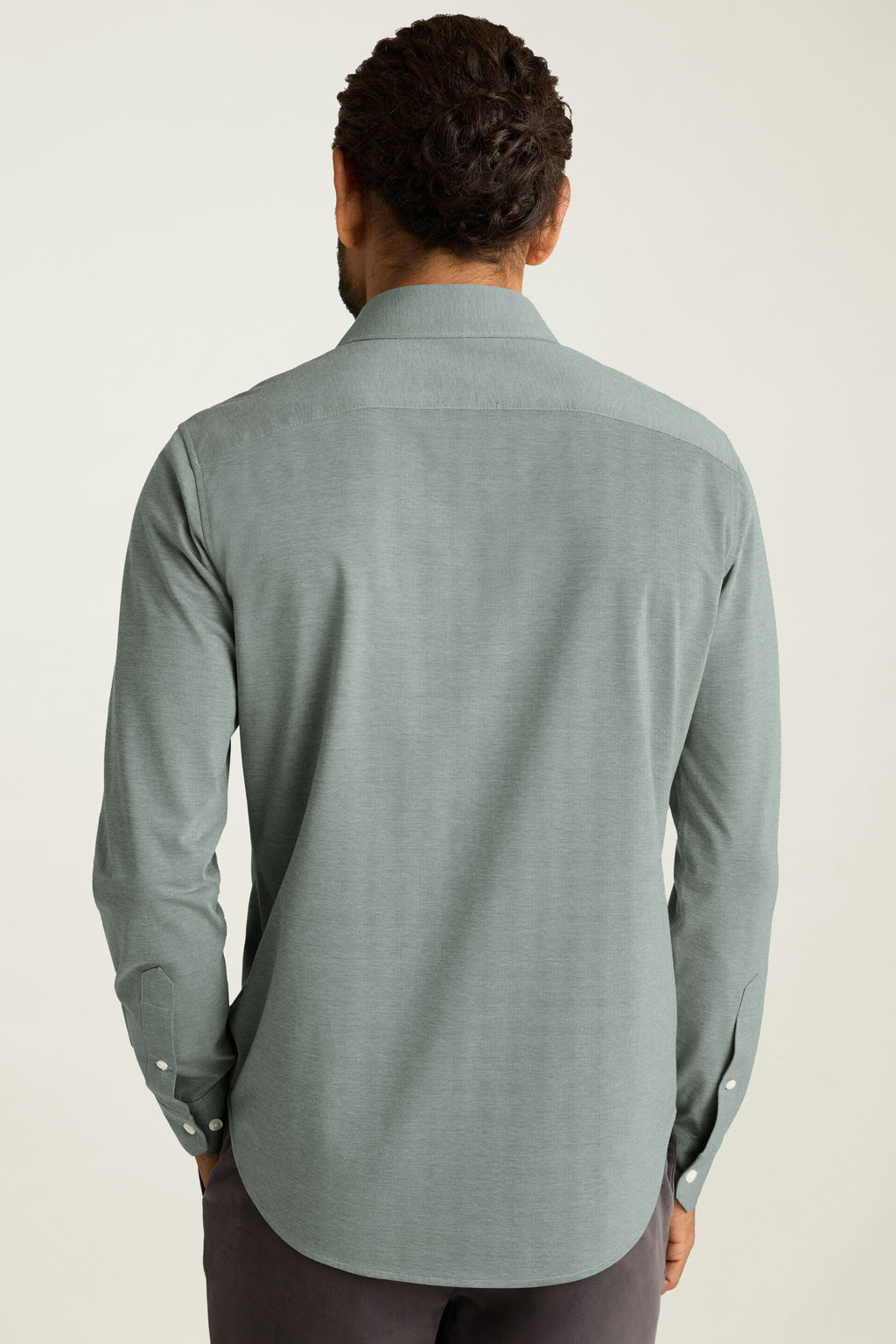 Tech Pique Button Down Shirt