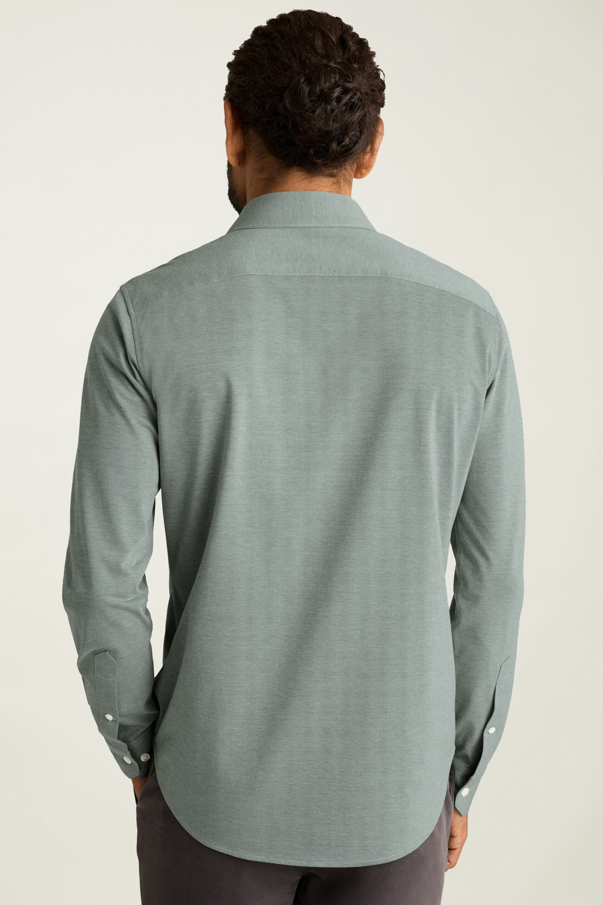 Tech Pique Button Down Shirt
