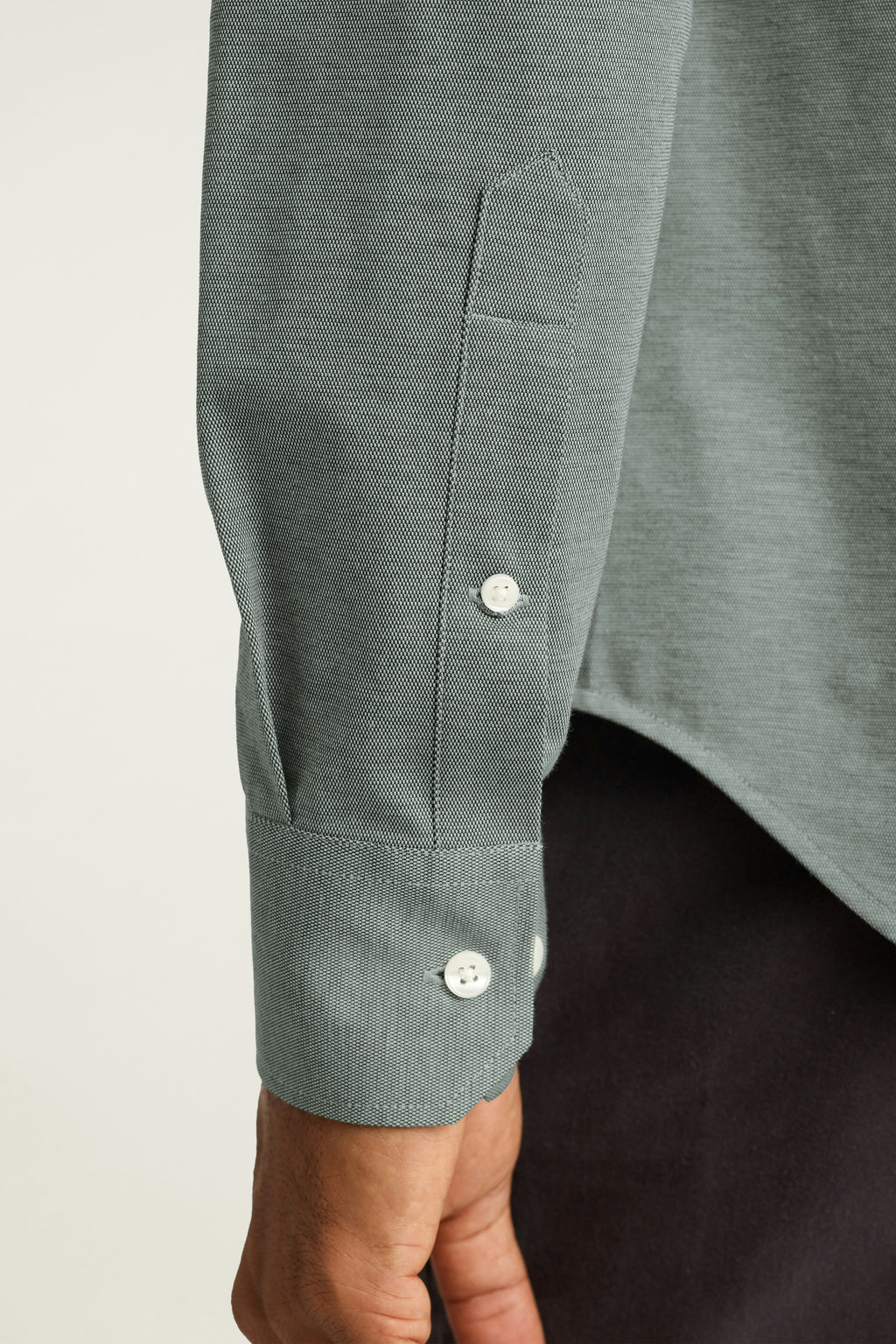 Tech Pique Button Down Shirt