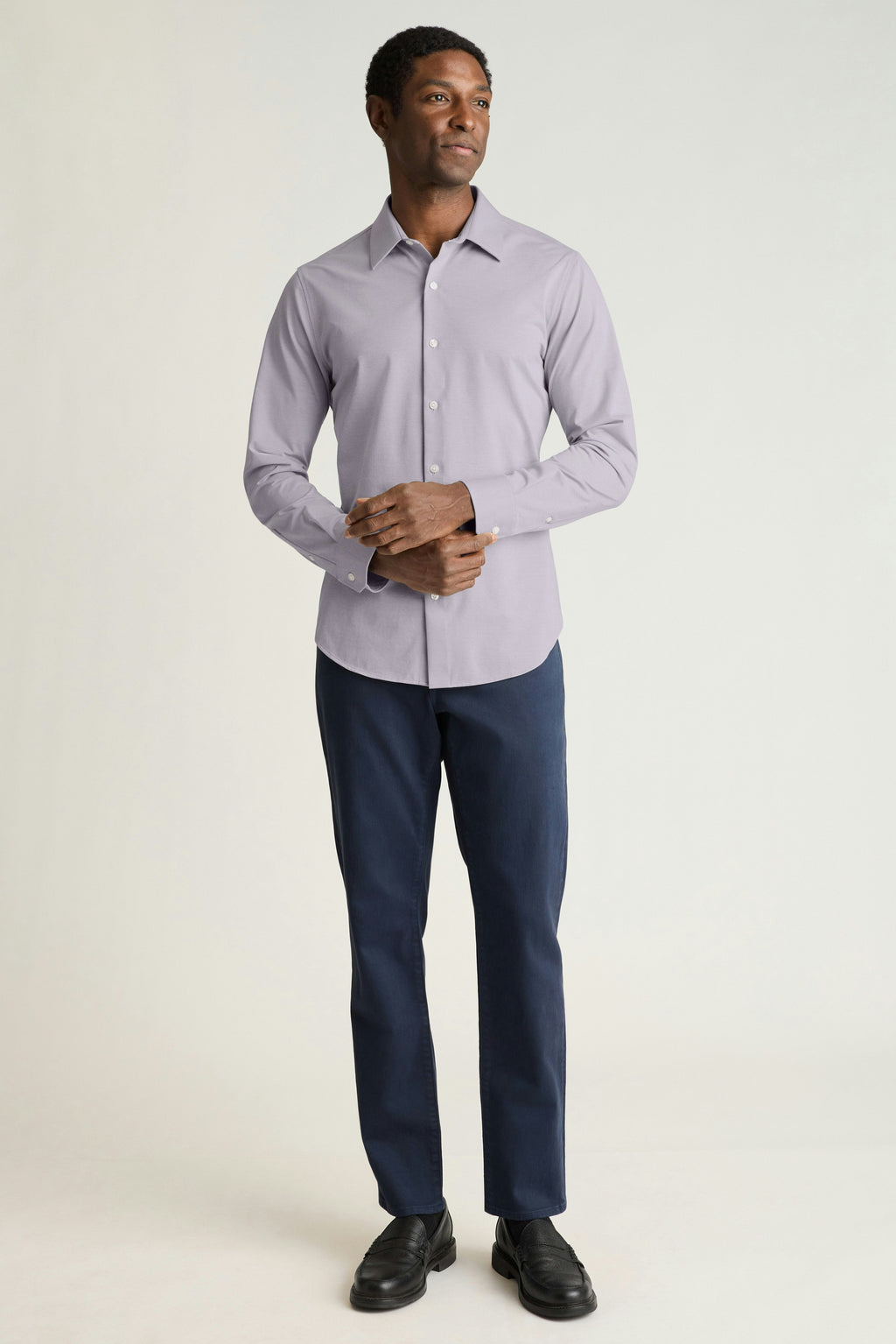 Tech Pique Button Down Shirt
