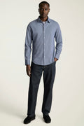 Tech Pique Button Down Shirt