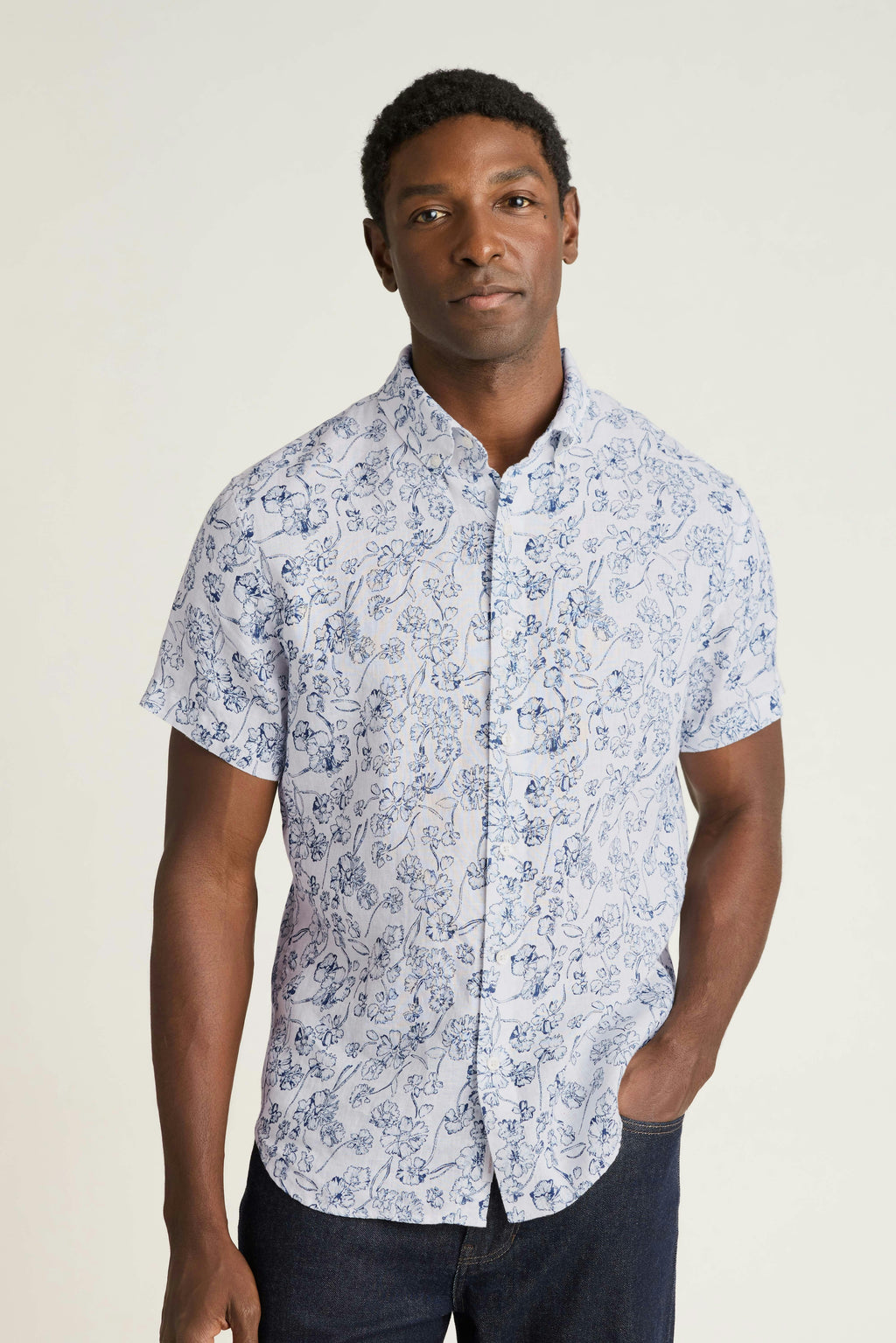 Riviera Linen Short Sleeve Shirt
