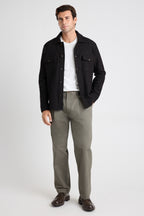 Boiled Wool Overshirt