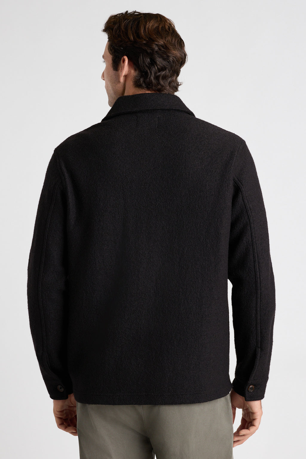Boiled Wool Overshirt