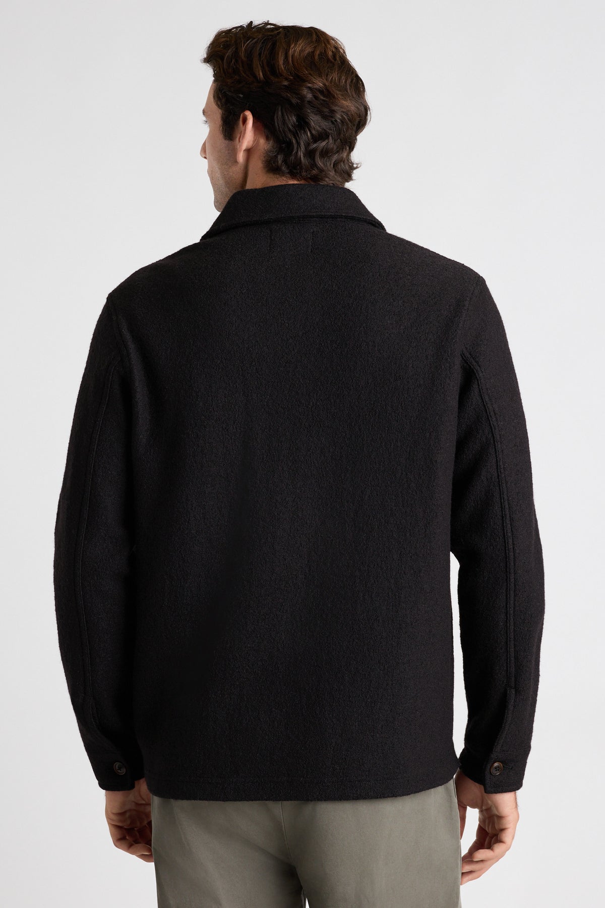 Boiled Wool Overshirt
