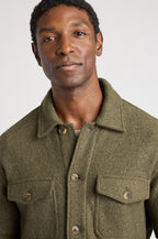 Boiled Wool Overshirt