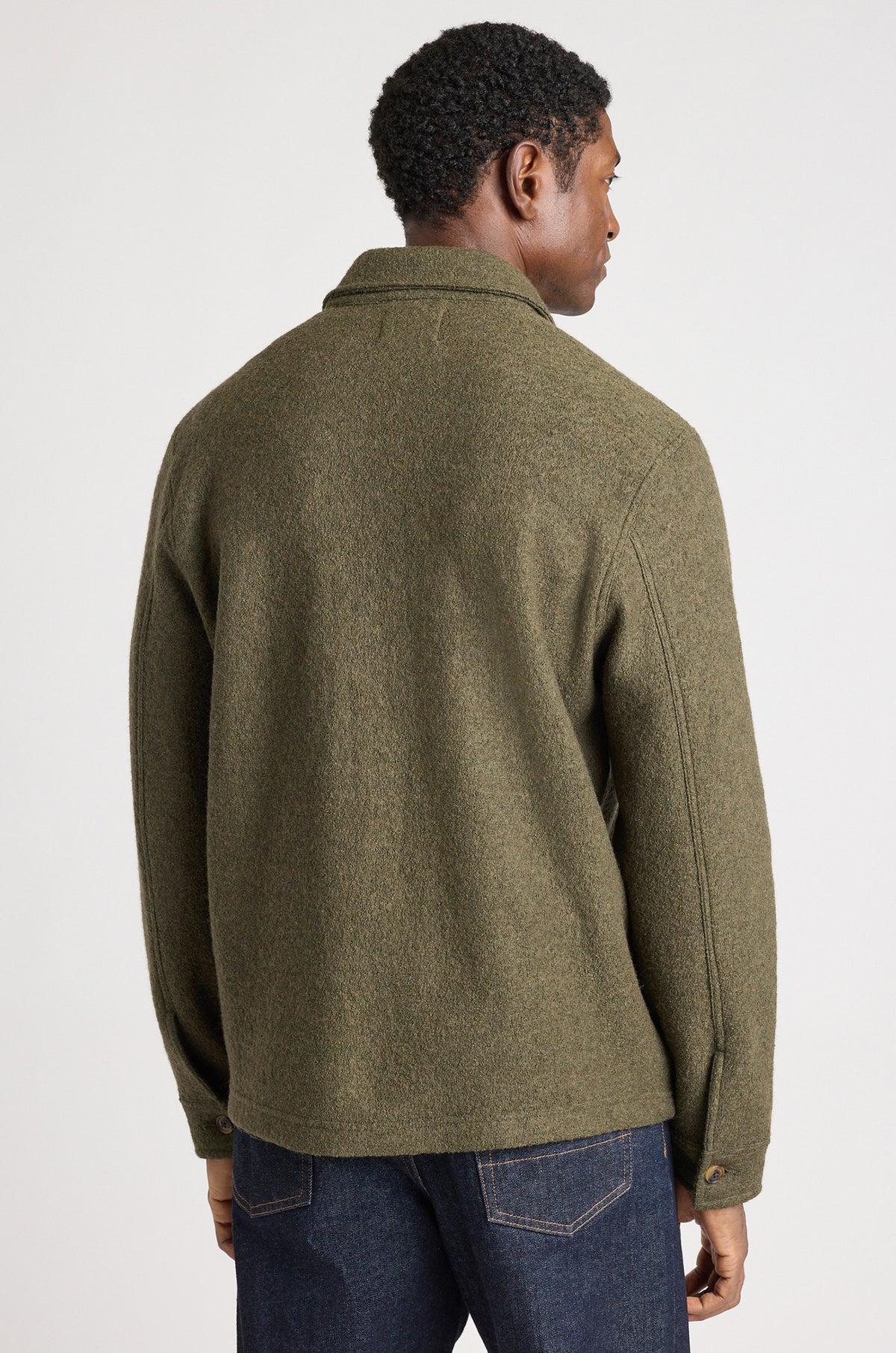 Boiled Wool Overshirt