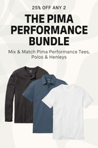 Pima Performance Short Sleeve Henley